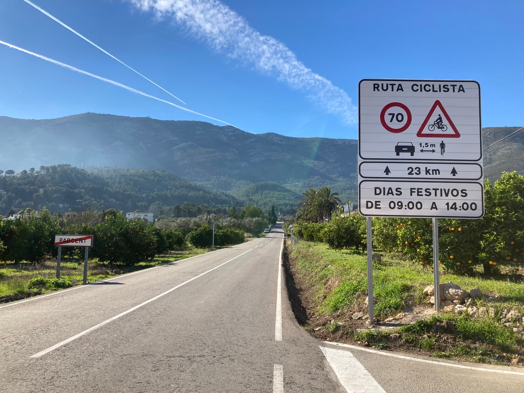 Coll de Rates fietsroute